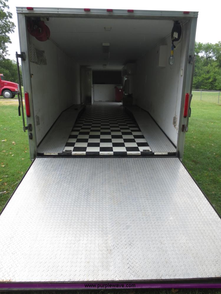 image for item F6658 2008 Vintage 0L844GN enclosed car hauler trailer