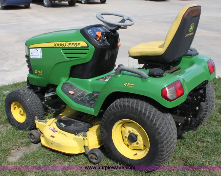 image for item G4227 John Deere X724 lawn mower