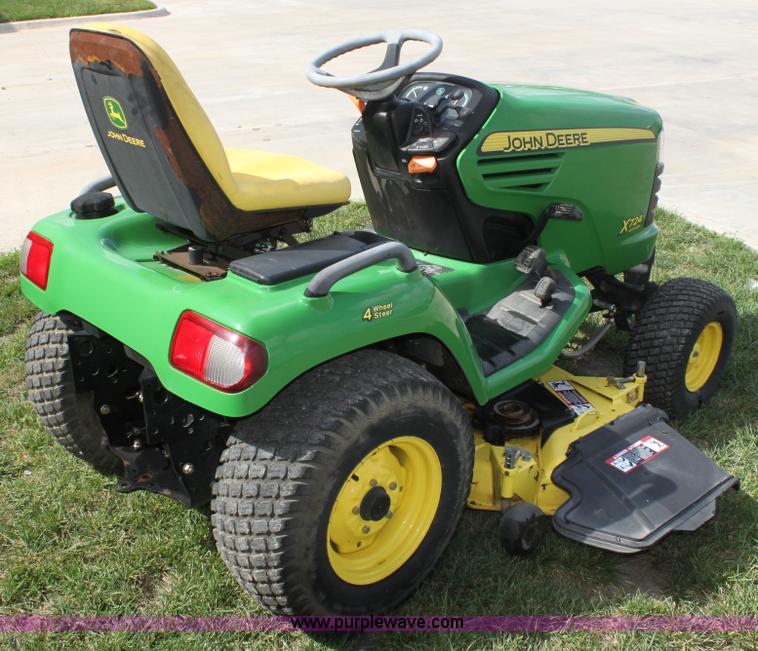 image for item G4227 John Deere X724 lawn mower