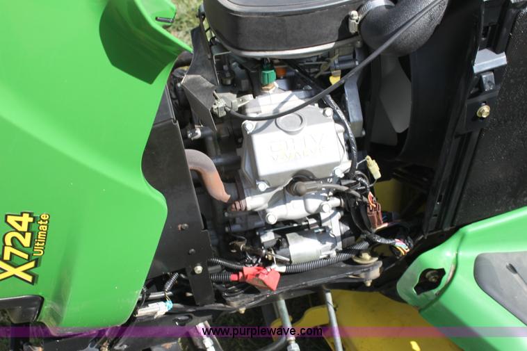 image for item G4227 John Deere X724 lawn mower