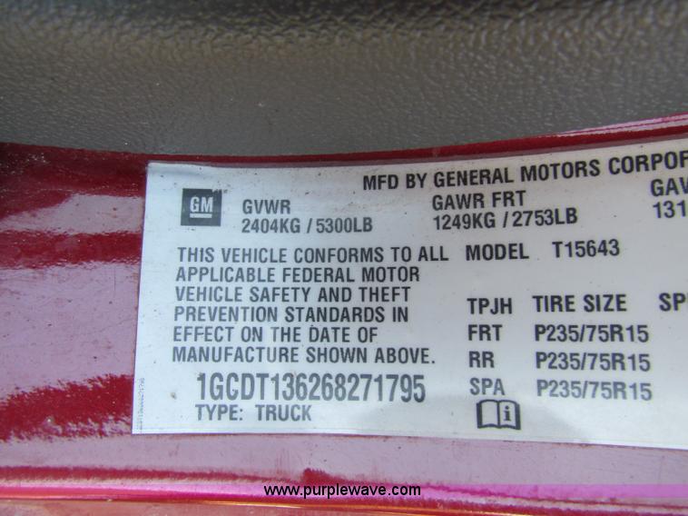 image for item G4241 2006 Chevrolet Colorado LT Crew Cab pickup truck