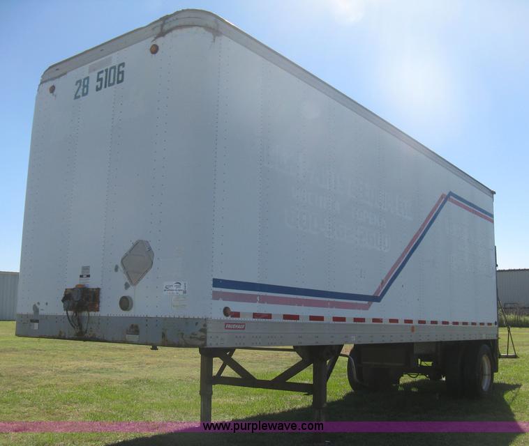 image for item H6278 1990 Fruehauf F889-NF1-28W pup dry van trailer