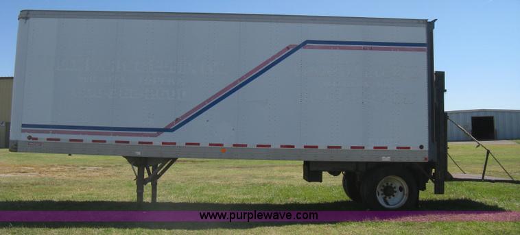image for item H6278 1990 Fruehauf F889-NF1-28W pup dry van trailer