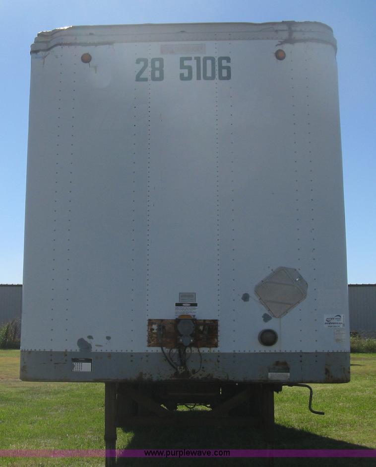 image for item H6278 1990 Fruehauf F889-NF1-28W pup dry van trailer