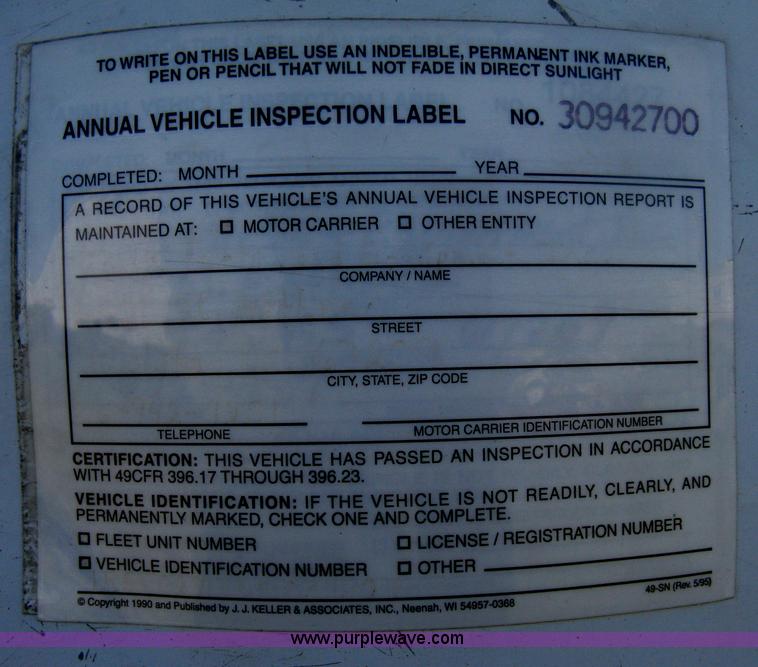 image for item H6278 1990 Fruehauf F889-NF1-28W pup dry van trailer