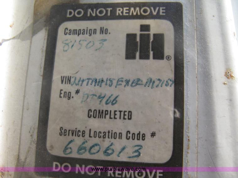 image for item H6330 1981 International 1854 dump truck