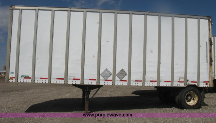 image for item H6345 1987 Pines 28' dry van trailer