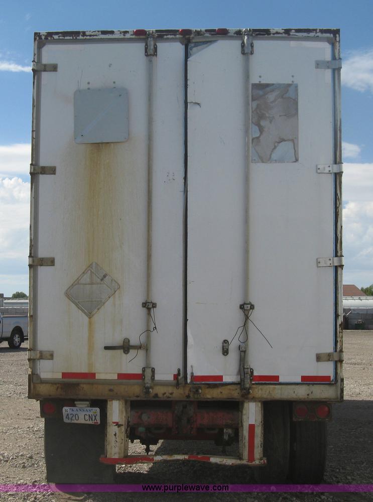 image for item H6345 1987 Pines 28' dry van trailer