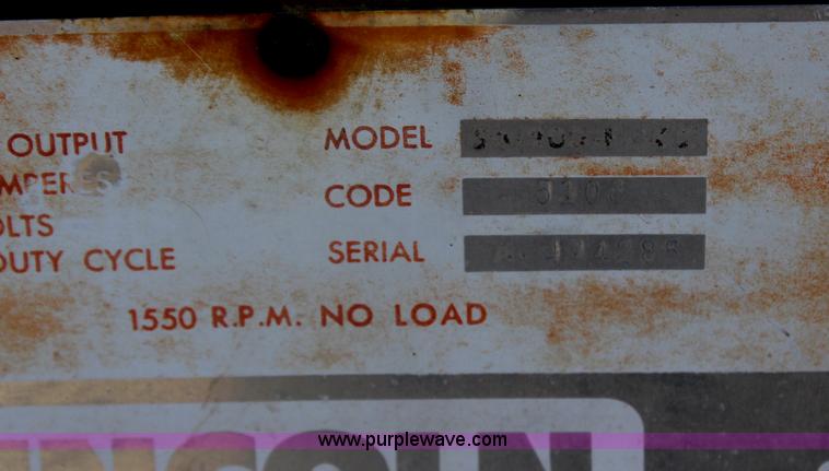 image for item H6765 Lincoln SA200 pipeline welder