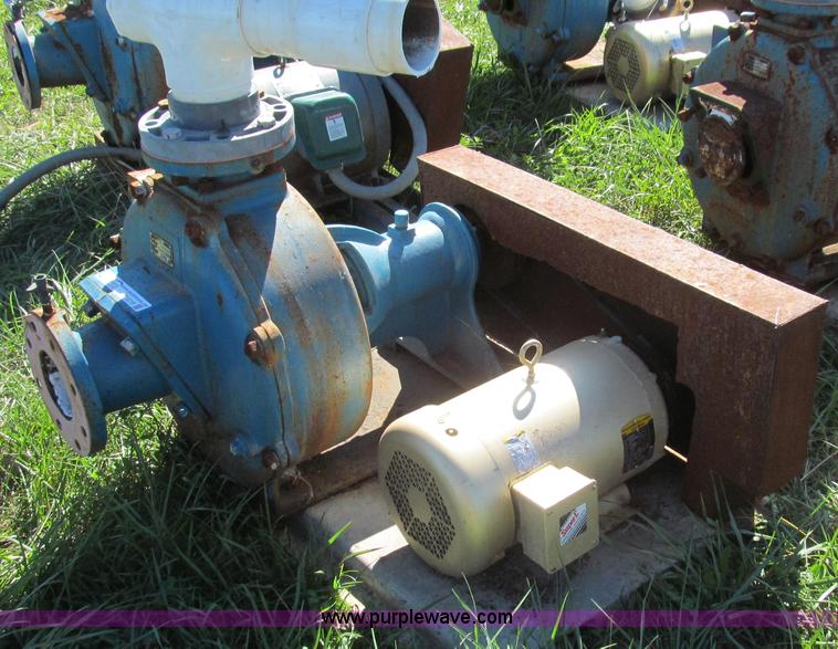 image for item O9218 Crown Barnes pump with Baldor electric motor