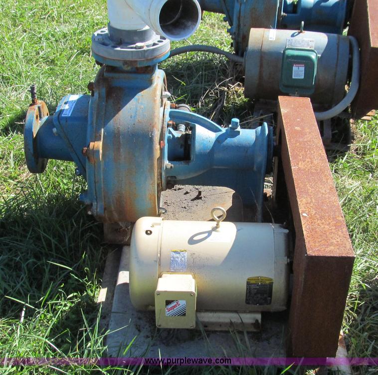 image for item O9218 Crown Barnes pump with Baldor electric motor
