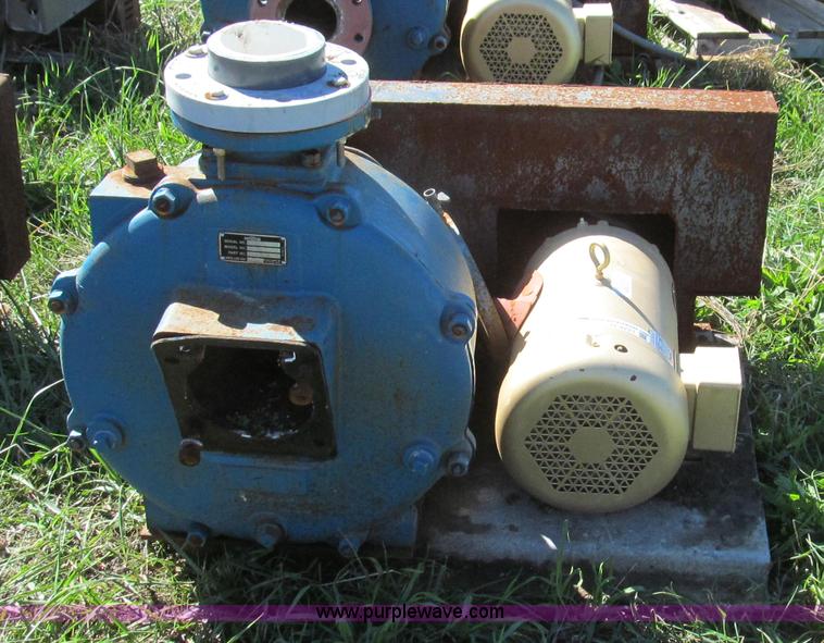 image for item O9221 Crown Barnes pump with Baldor electric motor