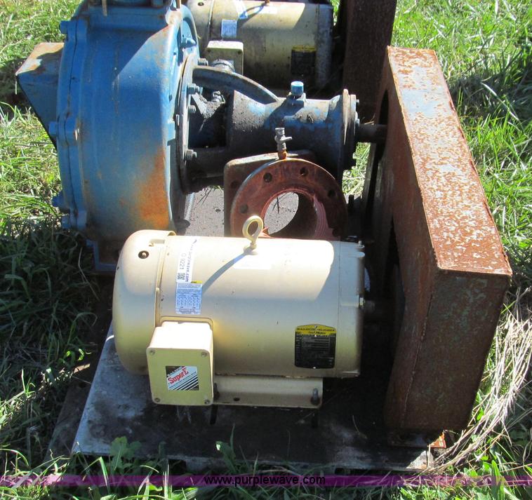 image for item O9221 Crown Barnes pump with Baldor electric motor