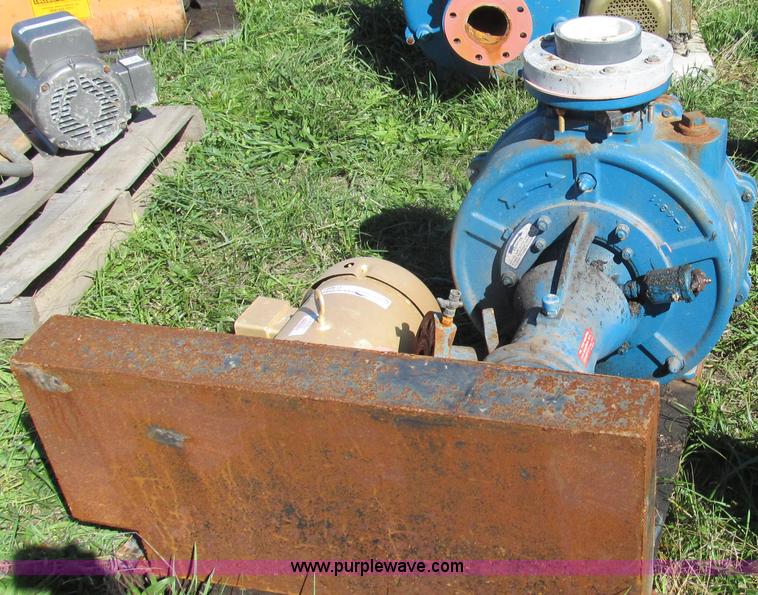 image for item O9221 Crown Barnes pump with Baldor electric motor