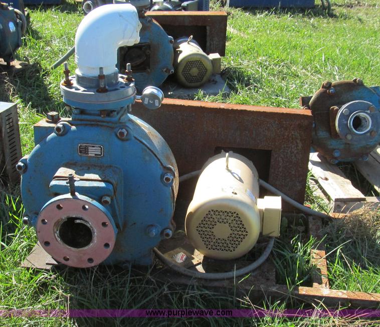 image for item O9224 Crown Barnes pump with Baldor electric motor