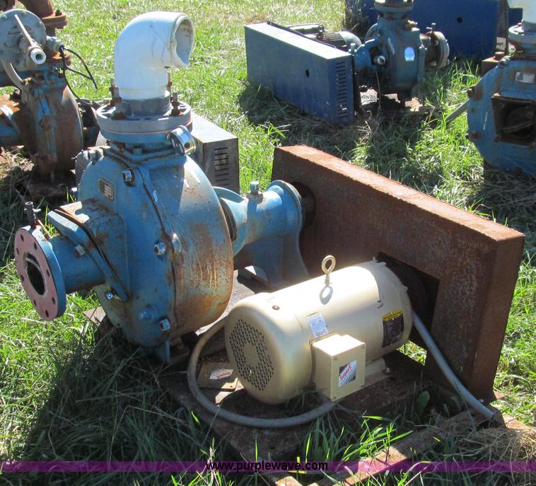 image for item O9224 Crown Barnes pump with Baldor electric motor
