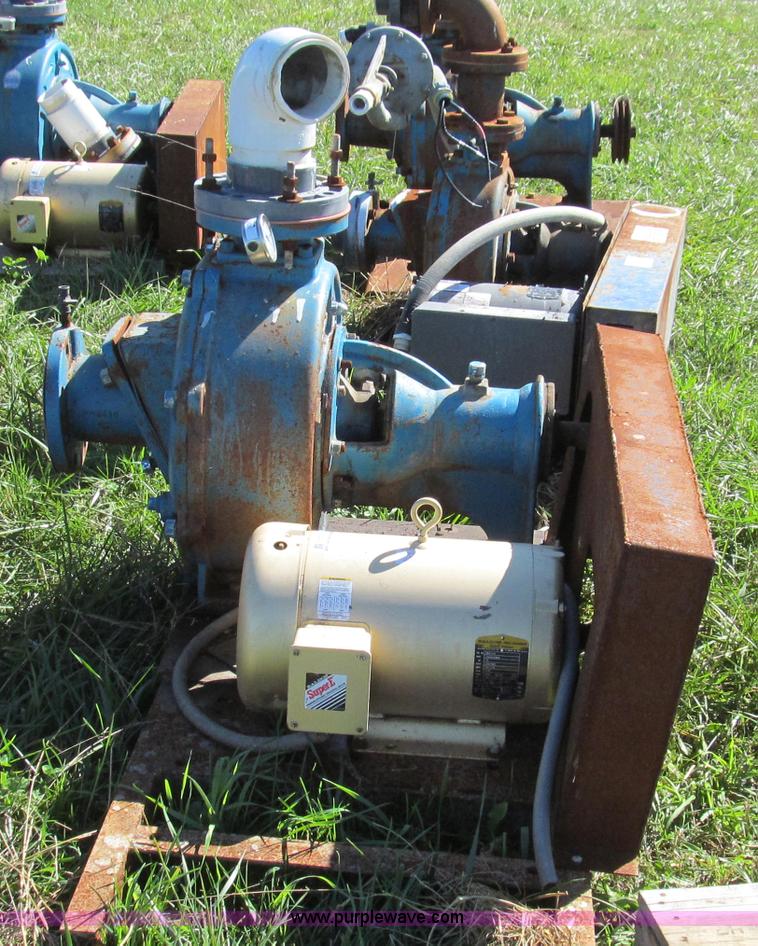 image for item O9224 Crown Barnes pump with Baldor electric motor