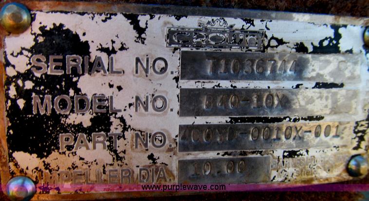 image for item O9233 Crown Barnes pump