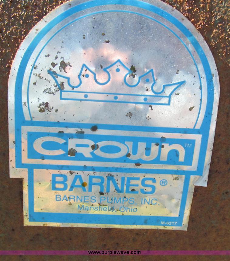 image for item O9238 Crown Barnes pump housing