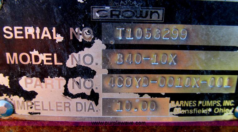 image for item O9240 Crown Barnes pump