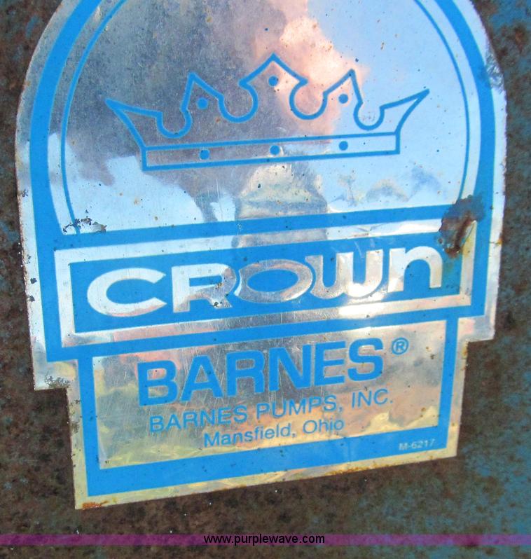 image for item O9242 Crown Barnes pump housing