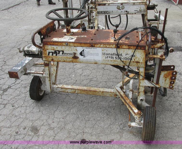 image for item Z9231 (2) Minnich Manufacturing portable concrete boring machine