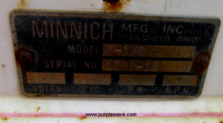 image for item Z9231 (2) Minnich Manufacturing portable concrete boring machine