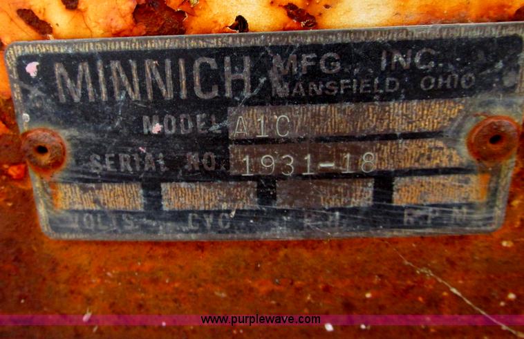 image for item Z9231 (2) Minnich Manufacturing portable concrete boring machine