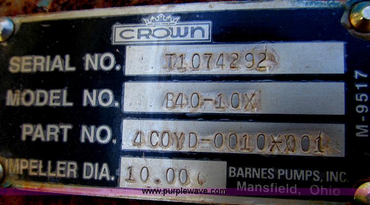image for item Z9748 Crown Barnes pump