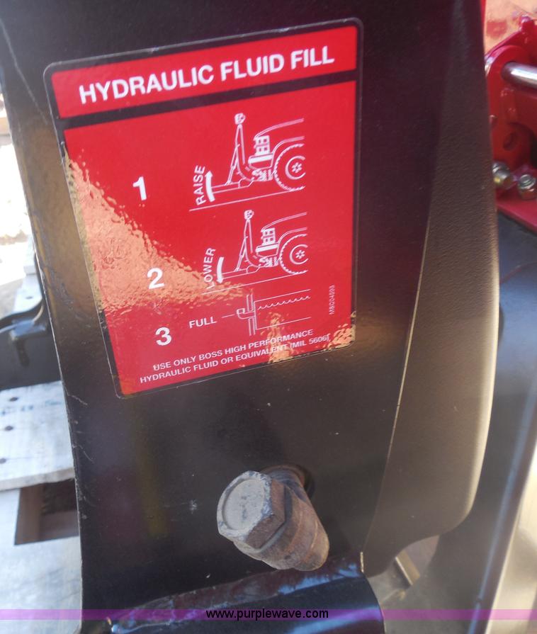 image for item AL9648 2010 Boss RT3 Power-V XT snow plow