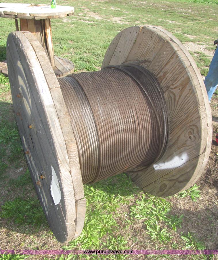 image for item AE9417 Bethlehem 1/2" steel wire rope spool