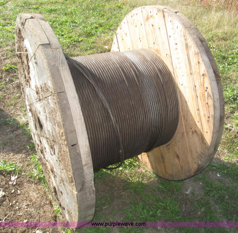 image for item AE9417 Bethlehem 1/2" steel wire rope spool