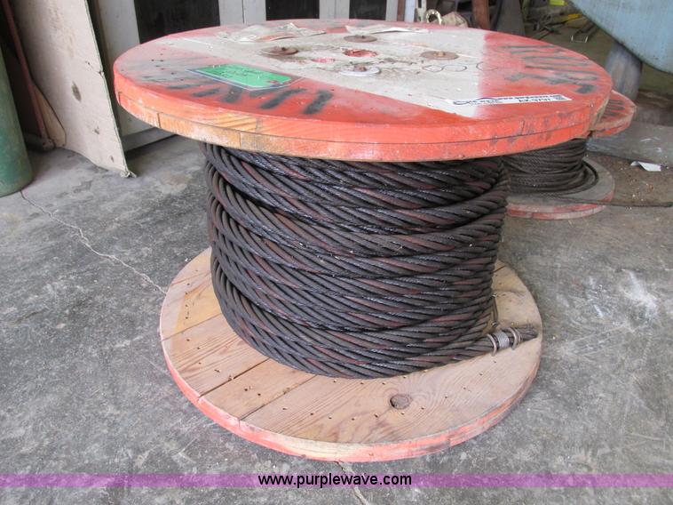 image for item AK9797 Approximately 200' of 1" 6x25 IWRC steel cable
