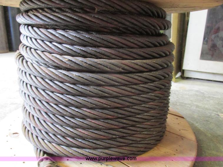 image for item AK9797 Approximately 200' of 1" 6x25 IWRC steel cable