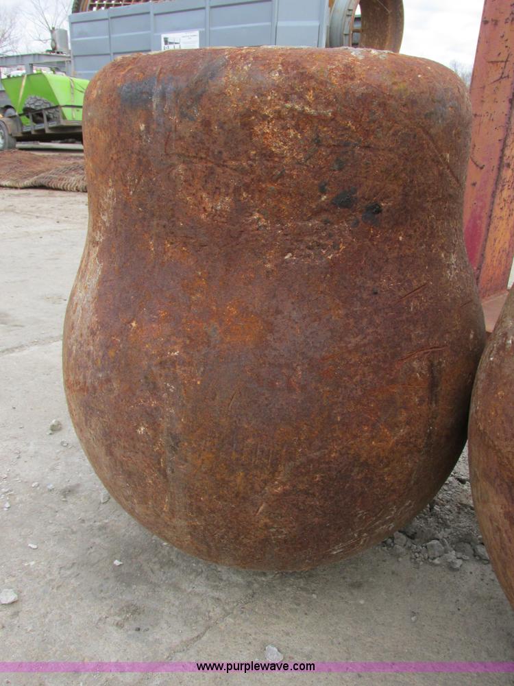 image for item AK9807 Approximately 1,500 lb wrecking ball