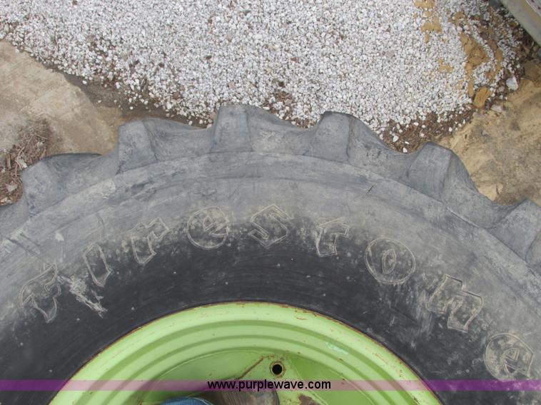 image for item AK9823 (3) Firestone 24.5R32 tires and wheels
