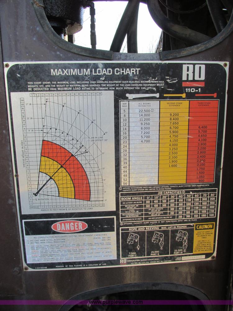 image for item B5799 1986 Mack DM686S crane truck