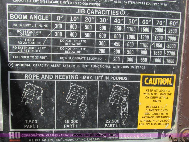 image for item B5799 1986 Mack DM686S crane truck