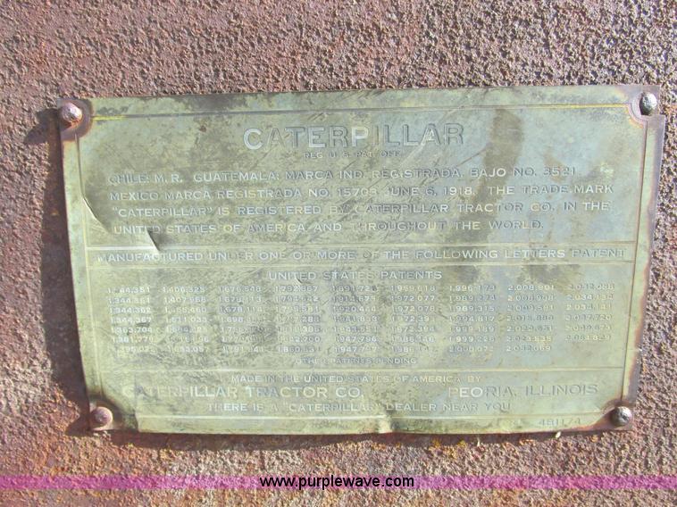 image for item B5800 Caterpillar 66 pull behind grader