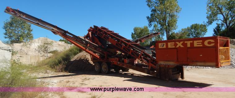 image for item B5874 Extec 5000 portable conveyor screen plant