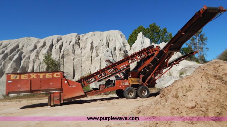 image for item B5874 Extec 5000 portable conveyor screen plant