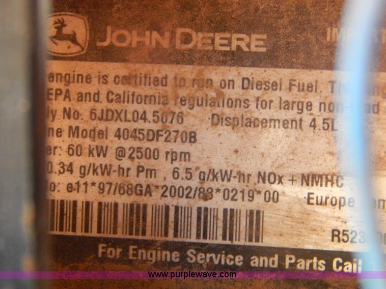 image for item B5909 2006 Durapatcher 125DJT pothole patcher