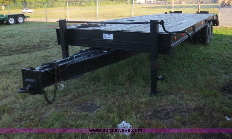 image for item D5920 2011 shop built flatbed trailer