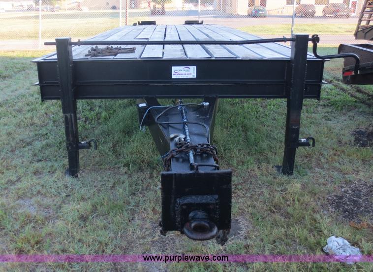 image for item D5920 2011 shop built flatbed trailer