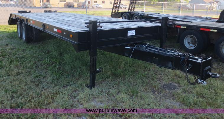 image for item D5920 2011 shop built flatbed trailer