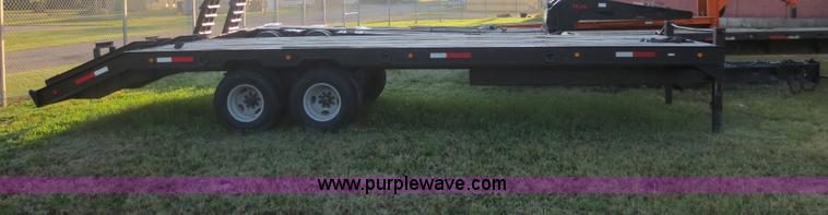 image for item D5920 2011 shop built flatbed trailer