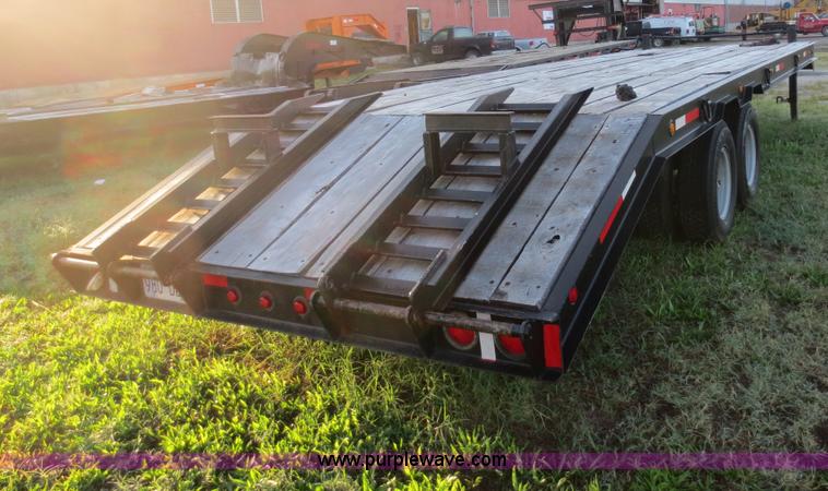 image for item D5920 2011 shop built flatbed trailer