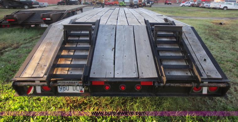 image for item D5920 2011 shop built flatbed trailer