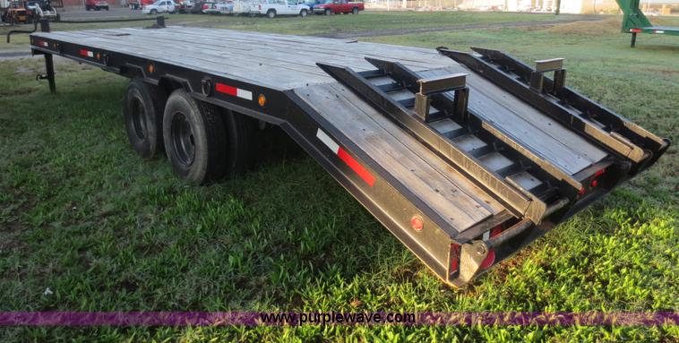 image for item D5920 2011 shop built flatbed trailer