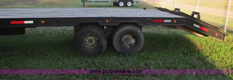 image for item D5920 2011 shop built flatbed trailer